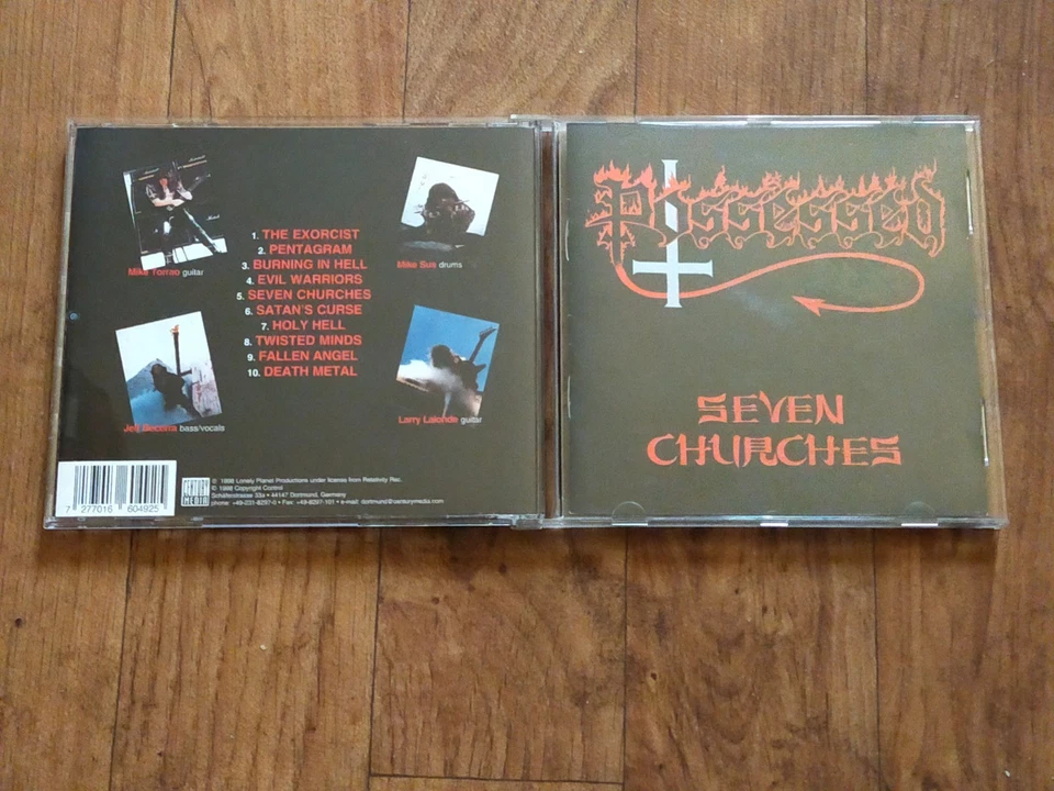 Possessed- Seven Churches, Original-Reissue-CD 1999 (Death,Master,Slaughter)