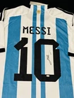 Lionel Messi Signed Argentina Pro Style Soccer Jersey COA