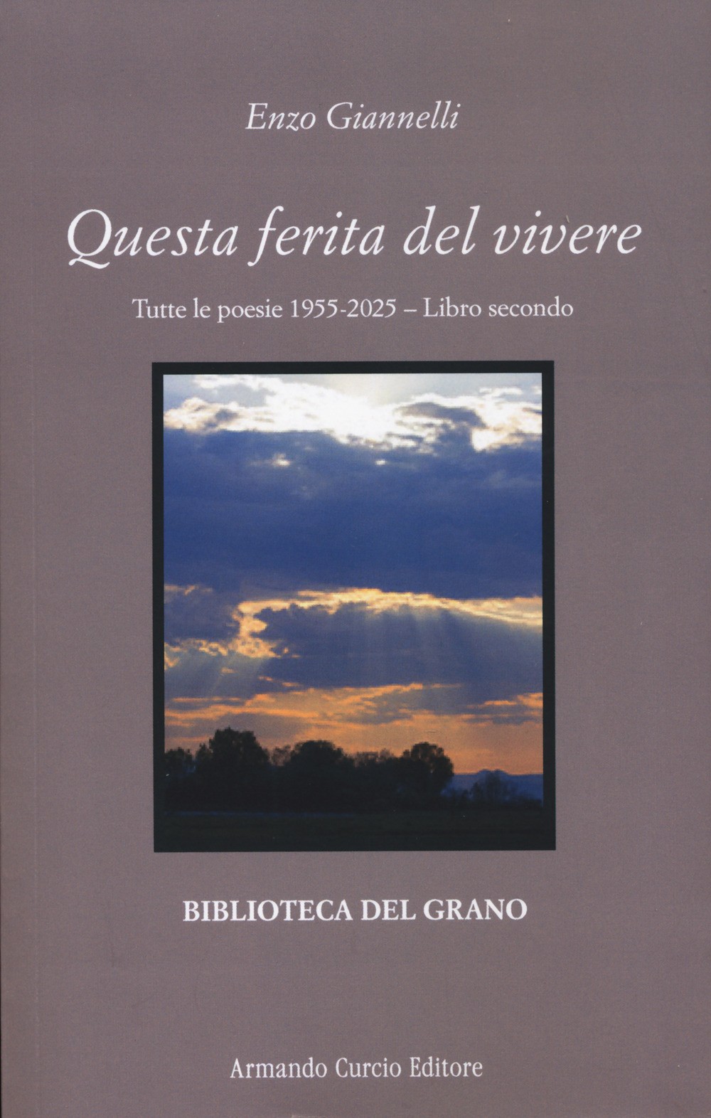 Questa ferita del vivere. Tutte le poesie 1955-2025. Vol. 2 - Giannelli Enzo