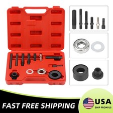 13pc Power Steering Pump Pulley Puller Remover & Alternator Installer Tool Kit .