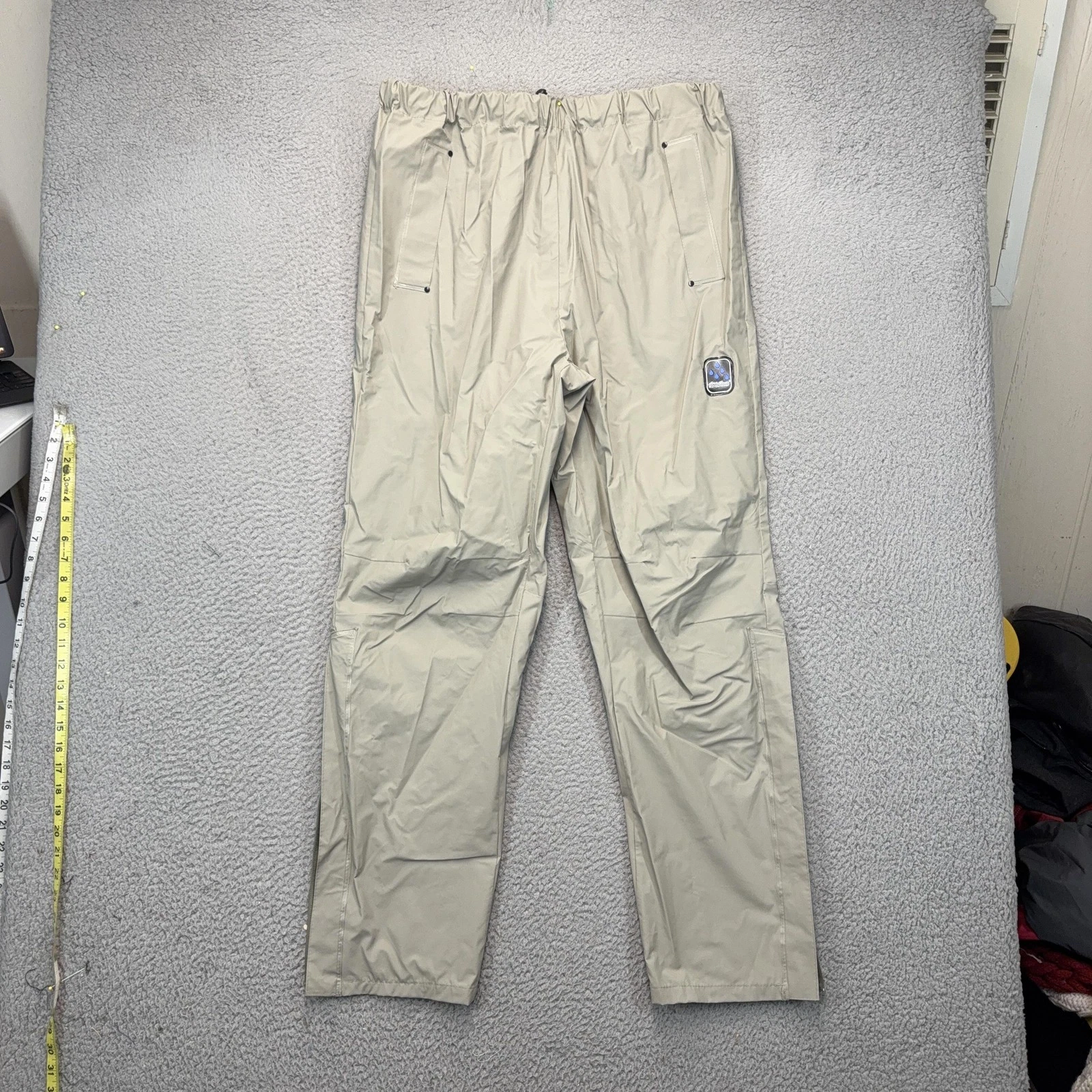 Eddie Bauer Rain Pants Mens Large Beige Waterproof Elastic Waist Hiking
Opens in a new window or tab