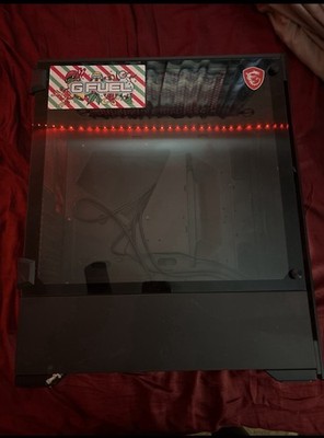 MSI MAG Forge 112R Mid-Tower PC Gaming Case, Tempered Glass, 4x120mm aRGB Fans