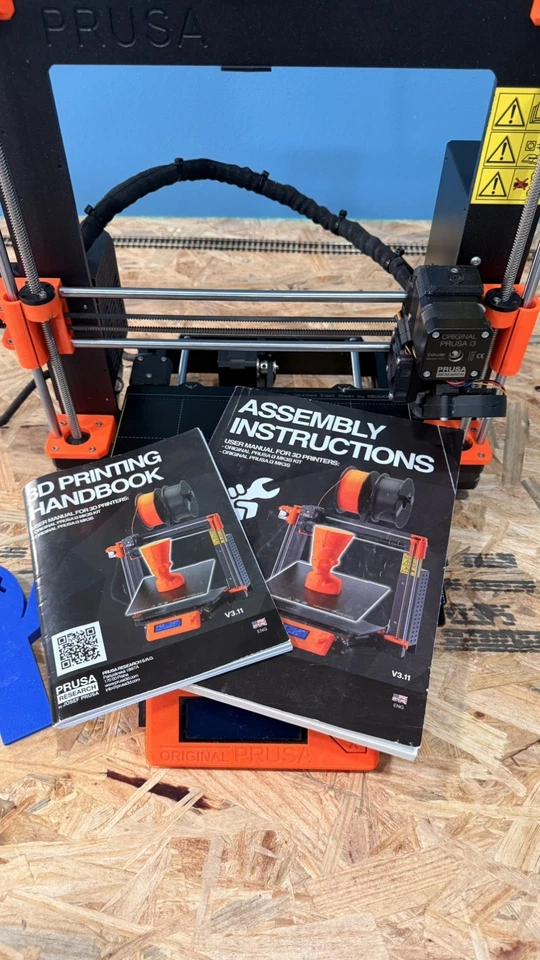 🔥 Original Prusa i3 MK3S 3D Printer Assembled | 0.4 & 0.6mm Nozzle Manuals 🔥 - Image 3 of 4