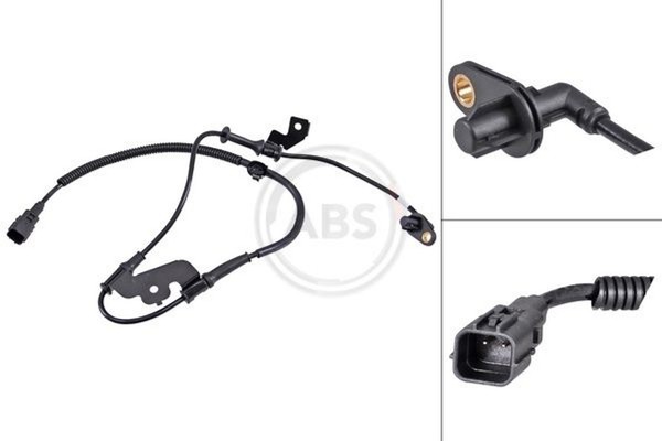 A.B.S. Sensor Raddrehzahl Vorne Links Passend FüR Hyundai I20-image