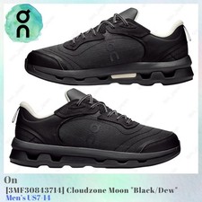 On Cloudzone Moon Black Dew 3MF30843714 Men's US7-14 NEW
