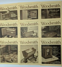 Lot of 9 Woodsmith Woodworking Magazines (#41...