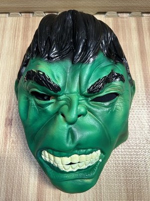 Vtg 2014 Marvel HULK 3/4 Mask Rubber Latex Rubies Halloween Avengers Costume