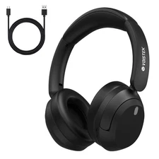 Bluetooth Headset Foldable Active Noise Cancelling 3D Stereo Over-Ear Headphone