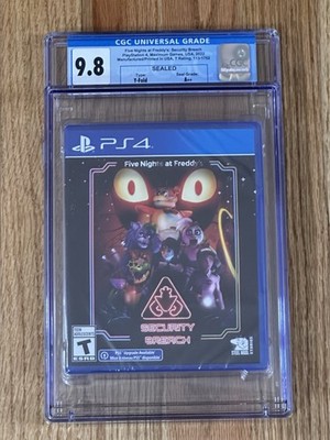 Five Nights at Freddy's: Security Breach CGC 9.8 A++ Sealed PlayStation 4