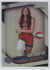 2025 Panini Prizm WNBA Variation Silver Kiki Iriafen #149 Rookie RC jc3