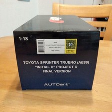 AUTOart Initial D AE86 Sprinter Trueno Project D Final Version 1/18 Model