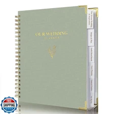 GroomBrideGifts Wedding Planner Book and Organizer, Unique Engagement Gift fo