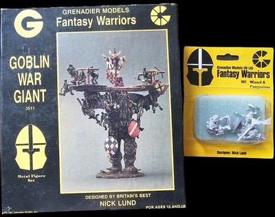 Fantasy Warriors - Goblin War Giant REF 3511 - Grenadier Models - 1990 - Incomplet