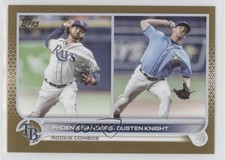 2022 Topps Update Rookie Combos Gold 97/2022 Dusten Knight Phoenix Sanders y6z