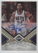 2010-11 Panini Limited Monikers Gold 44/49 Devin Harris #6 Auto 2d0