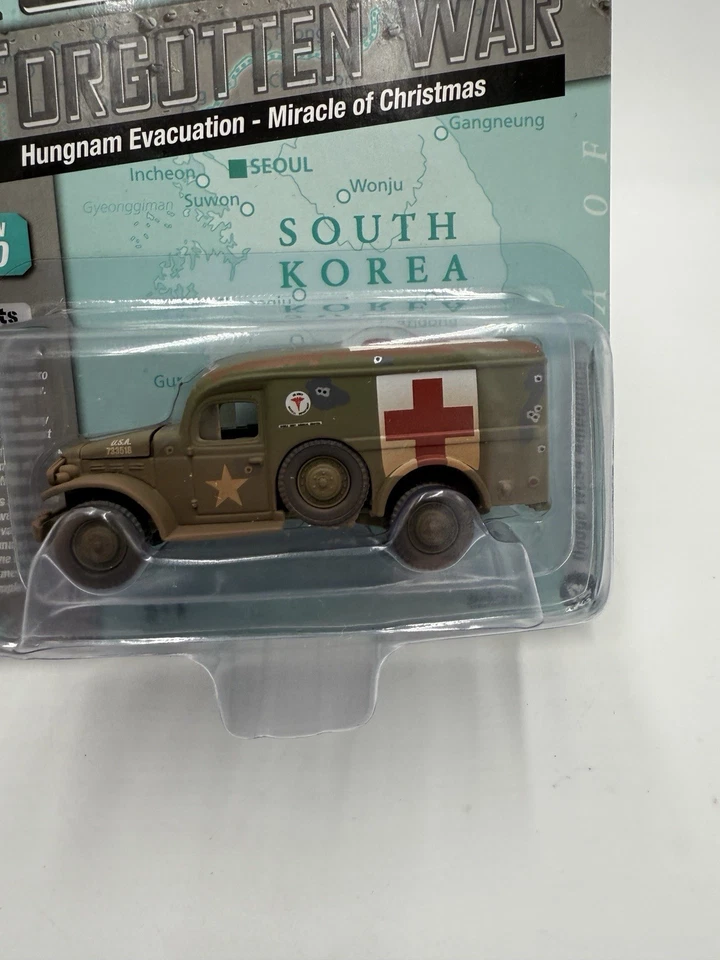 JOHNNY LIGHTNING 1/64 Dodge WC54 Ambulance KOREA 1944 Forgotten War - Image 3 of 4