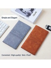Premium Car Registration  Insurance Card Holder w/ Magnetic Shut for Documents