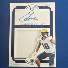 2025 NT - College Signatures Colston Loveland #117 Blue /49 (AU, MEM, RC)