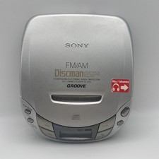 Sony D-F415 Discman ESP2 Groove Compact CD Player TESTED NO CHARGER