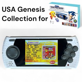 Sega Genesis Ultimate Portable 2GB SD Card w/ USA Game Library + Cover Art Menu