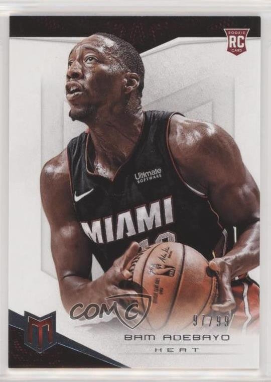 2017-18 Panini Chronicles Momentum Silver 97/99 Bam Adebayo #339 Rookie RC 01zn
