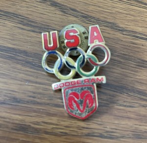 Dodge Ram USA Olympic Pin