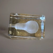 Design House Stockholm MCM Small Frozen Bulb lamp / Harri Koskinen Glass Blocks