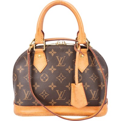 Louis Vuitton Canvas Monogram Alma BB Handbag Tasche