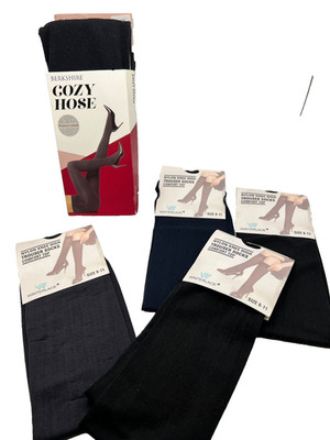 Berkshire Womens Fleece Lined Tights and 4 pair of Winterlace Trousers Socks