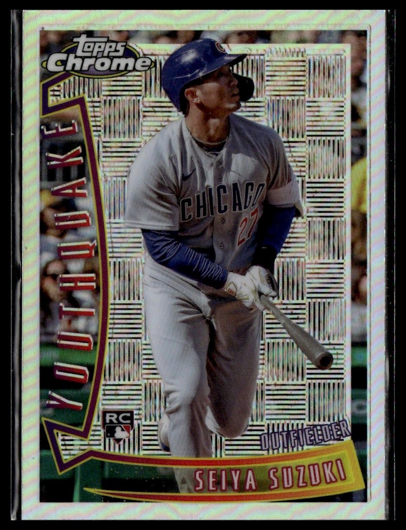 2022 Topps Chrome Sonic #YQ-21 Seiya Suzuki 1996 Youthquake Rc