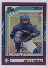 2024 Panini Donruss Rated Prospects Purple 67/99 Diego Cartaya #172 0q1p