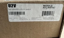 Middle Atlantic U2V Vented 2U Universal 2RU 2-Space Rackshelf New Sealed