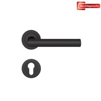 Karcher TüRdrüCker-Rosetten-Garnitur ER28 Rhodos Kosmos Schwarz Pz TüRgriff