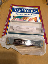1992 Regal Mississippi Harmonica Co Tremolo Harmonica 96235 Box  Book Vintage