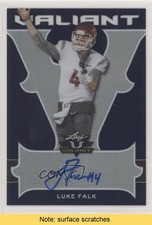 2018 Leaf Valiant Navy 12/25 Luke Falk #BA-LF1 Auto READ no9