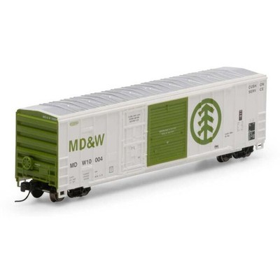 NEW Athearn 50' FMC Combo Door Box Freight Car - MD&W N Scale