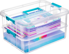 Craft Box Art Supply Storage Organizer Stackable Art Organizer and Craft Sto