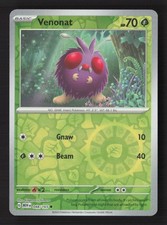 Carta Pokemon Venonat 048/165 Reverse Holo Scarlatto e Viola 151