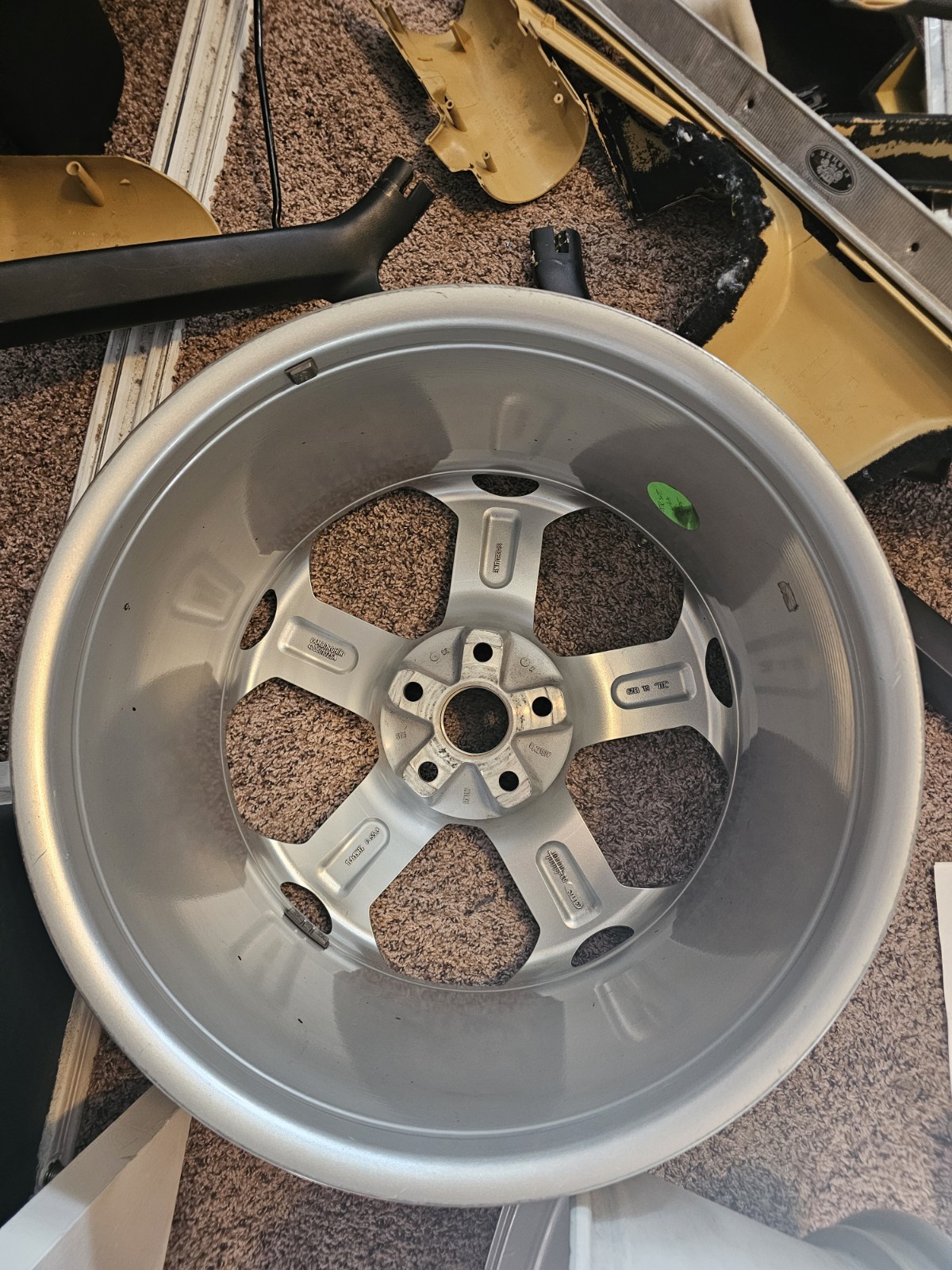 19” Lamborghini Gallardo REAR Genuine Factory OEM 19x11" Wheel rim Silver