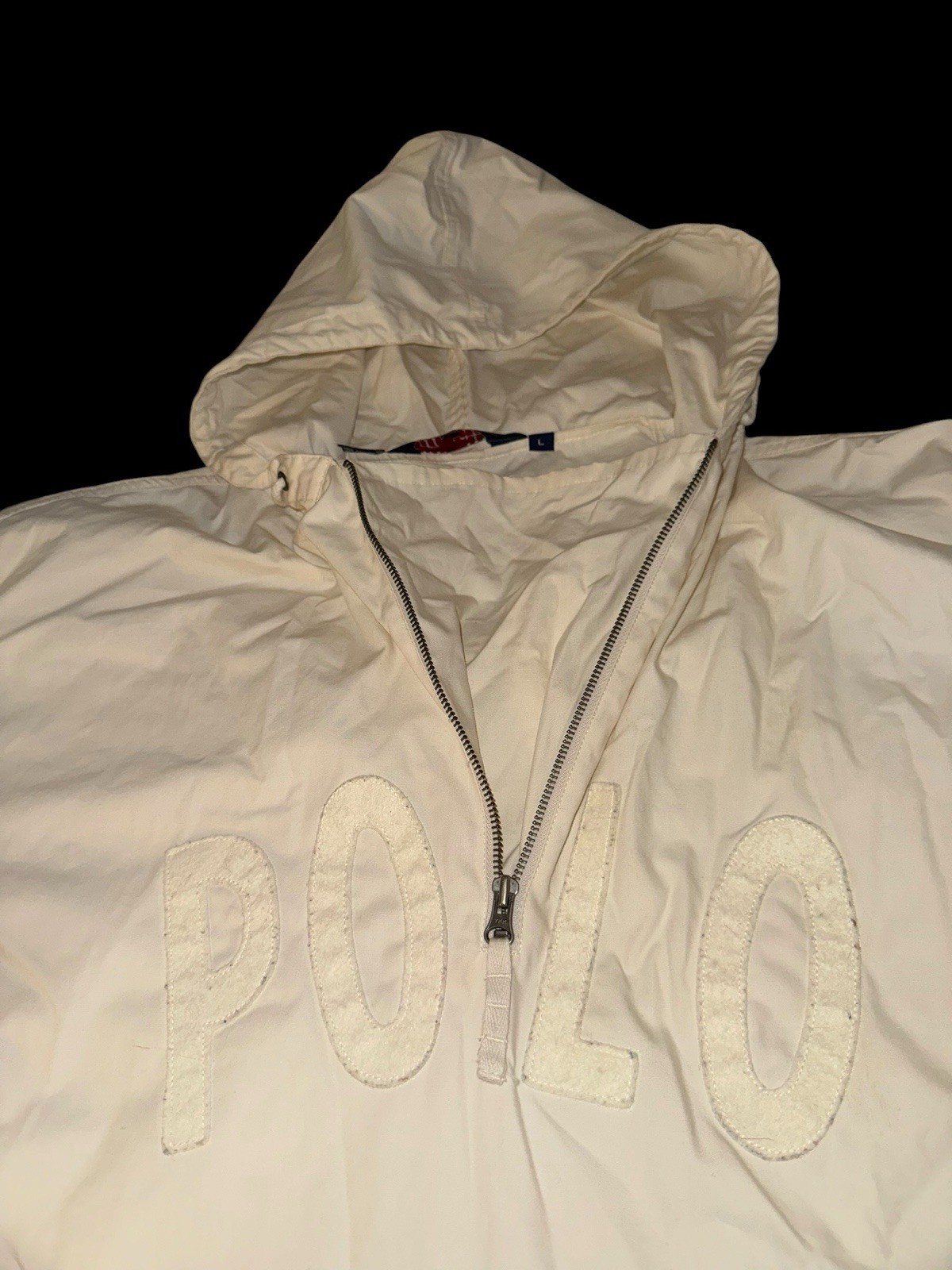 Vintage Polo Ralph Lauren Jacket Spell Out USA STADIUM OG Anorak Windbreaker 90s