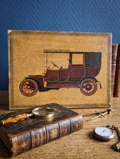 Vintage Gemälde Oldtimer Adler 1911 | Wanddeko Retro auf Holz |