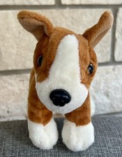 Keel toys corgi puppy dog soft toy plushie teddy plush toy 8” pet royal dog (k)