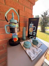 Sale Rare Coldest 24oz Limitless V8 MOROCCAN Vibes,- RARE,3 Lids Leak proof,NIB 