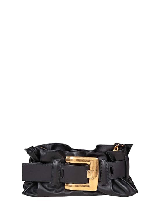Balmain - Women - Bag with metal buckle - Black 370190₽