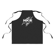 HKS Black N White Apron, JDM Cooking Apron, JDM HKS Workshop Apron