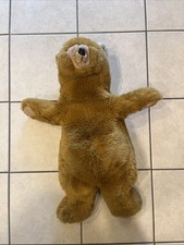 Vintage Jumbo Bear Hand Puppet Light Brown