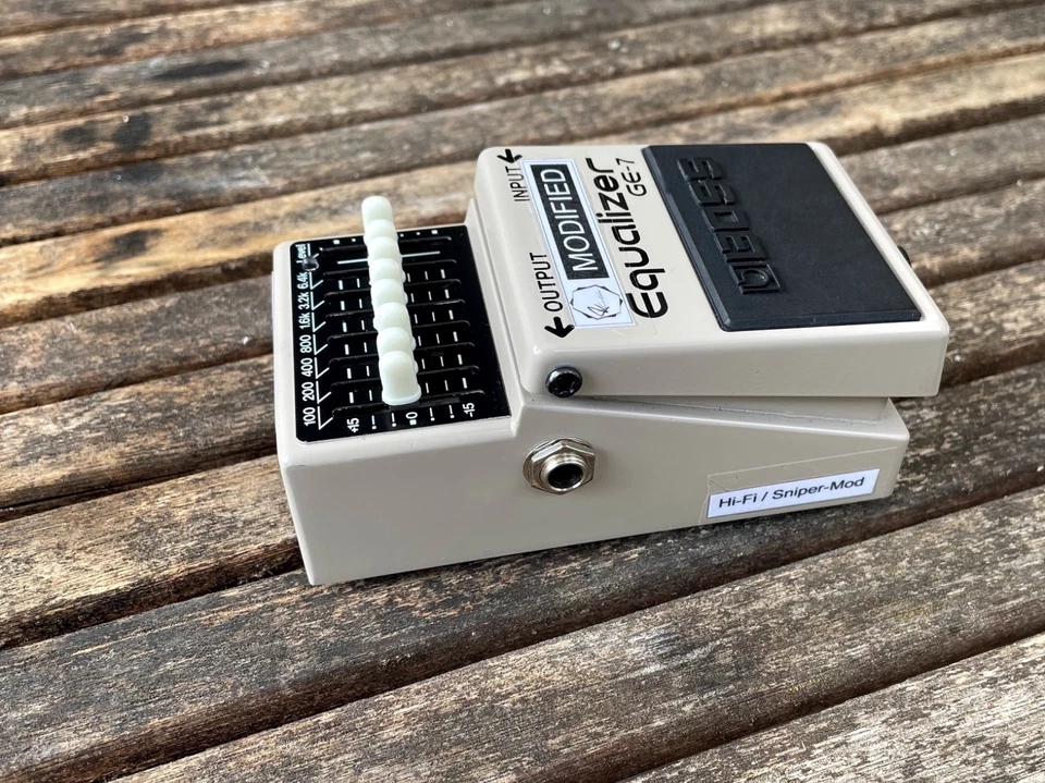 Boss GE-7 Equalizer Modded Modified AnalogMan Mod (Keeley, JHS) - Image 4 of 4