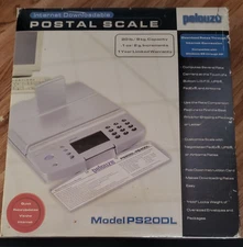 Pelouze PS20DL Internet Downloadable Digital Postal Scale 20-lb Capacity, PS20DL