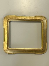 antica CORNICE VASSOIO legno dorato FOGLIA ORO EPOCA '800 per specchio o dipinti