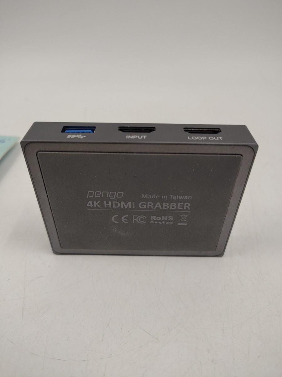 Pengo 4K HDMI To USB 3.0 Passthrough Grabber With HDMI Cable | eBay